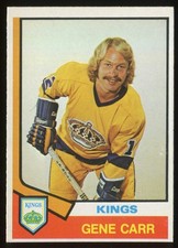 1974-75 OPC O-Pee-Chee #320 Gene Carr Los Angeles Kings - Rookie Card