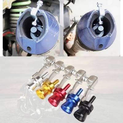 2pcs Car Motorcycle Turbo Sound Whistle, Loud Noise Amplifier Tailpipe Simulat M