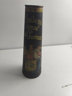 Ancienne Boîte Publicitaire En Métal Yacco Huile Moteur