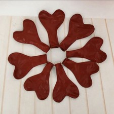 60pcs Romantic Red Heart-Shaped Balloons LoveWeddings,Birthdays,PartyDecorations