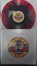 Guns N' Roses Greatest Hits 2024 RE Red/Black Splatter Vinyl Limited Edition EX
