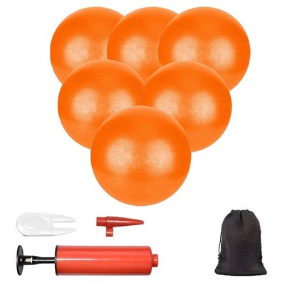 Mini Yoga Balls 9 Inch Exercise Pilates Therapy Balance Micropore Ball Barre ...