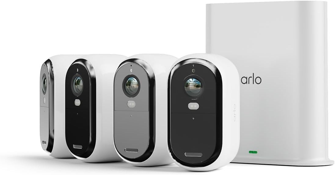 Arlo Essential 2 HD Video Security Camera Outdoor with SmartHub, Battery