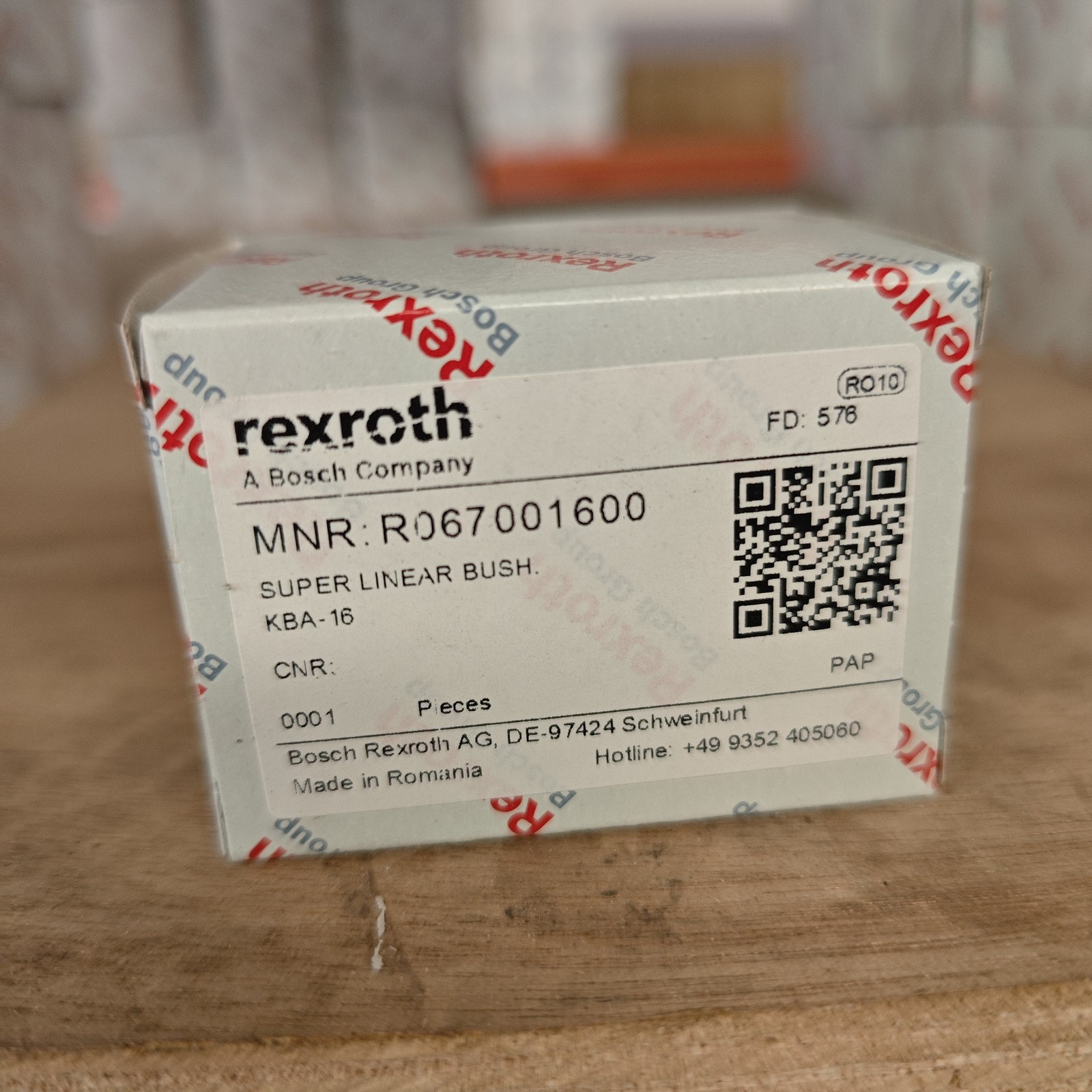 Bosch Rexroth R067001600 Super Ball Bushing 16x26x36mm 16mm ID Closed Bearing