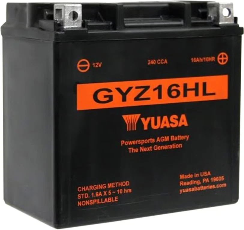 Batería Yuasa GYZ Alto Rendimiento Libre de Mantenimiento - GYZ16HL YUAM716GHL Foto 3 de 4