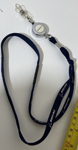 BOEING Employee Lanyard Retractable Badge ID Holder