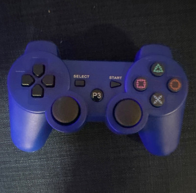 Wireless Controller Gamepad w/ Dual Analog Sticks P3 for Sony PS3 Blue