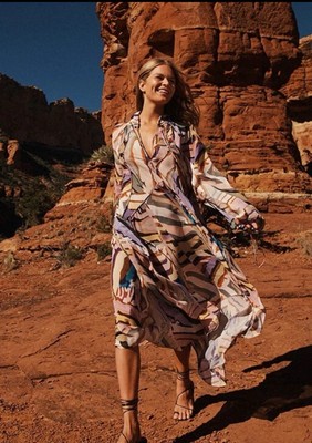 H&M Studio Multicolor Zebra Maxi Dress | eBay