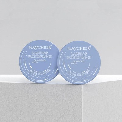 Maycheer Face Setting Powder Lasting Waterproof Oil Pressed Absorbing W4X7--