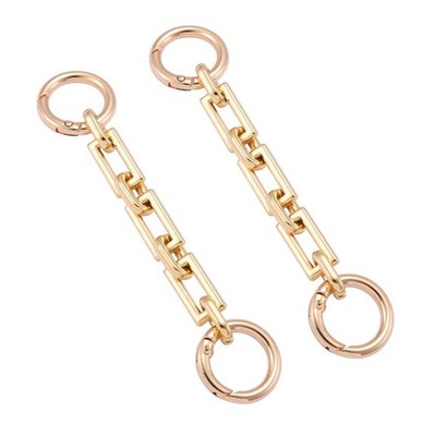 Anbys 2pcs Purse Strap Extender Bag Extender Chain Oblong Shape Replacement P...