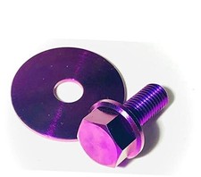 Titanium Predator 212 Go Kart Clutch Bolt  Washer  Purple