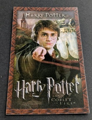 Rare Harry Potter & the GoF 2005 Lenticular Card Warner Bros 