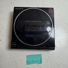 Sony Discman D-T3 Black FM/AM Digital Compact Portable CD Player - Untested