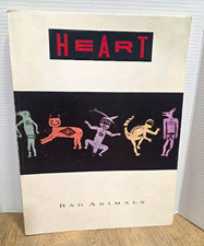 Original 1987 Heart Bad Animals Rock Sheet Music Song Book Voice Piano Guitar