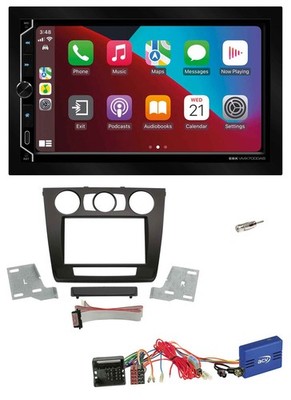ESX 2DIN DAB USB CAN-Bus Bluetooth Autoradio für BMW 1er E81 E88 E82 E87 schwarz