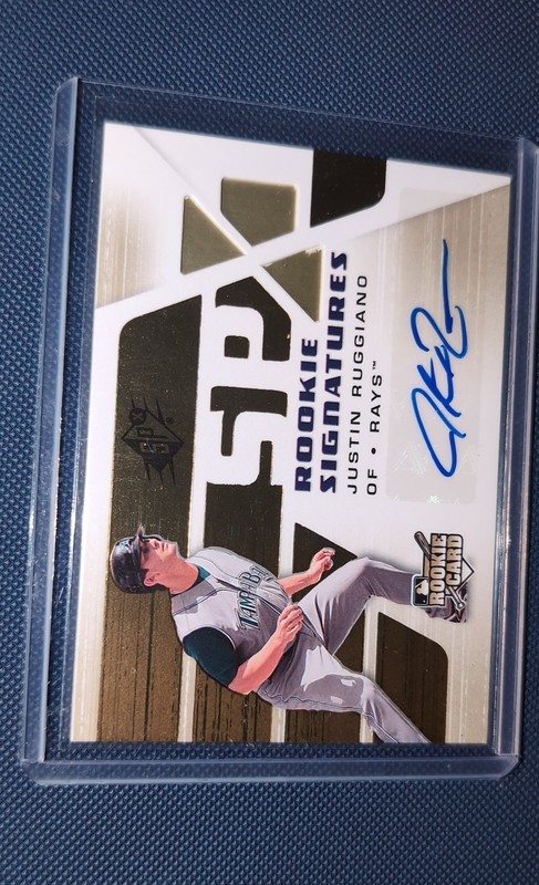 2008 SPx - Rookie Signatures Justin Ruggiano #140 (AU, RC)