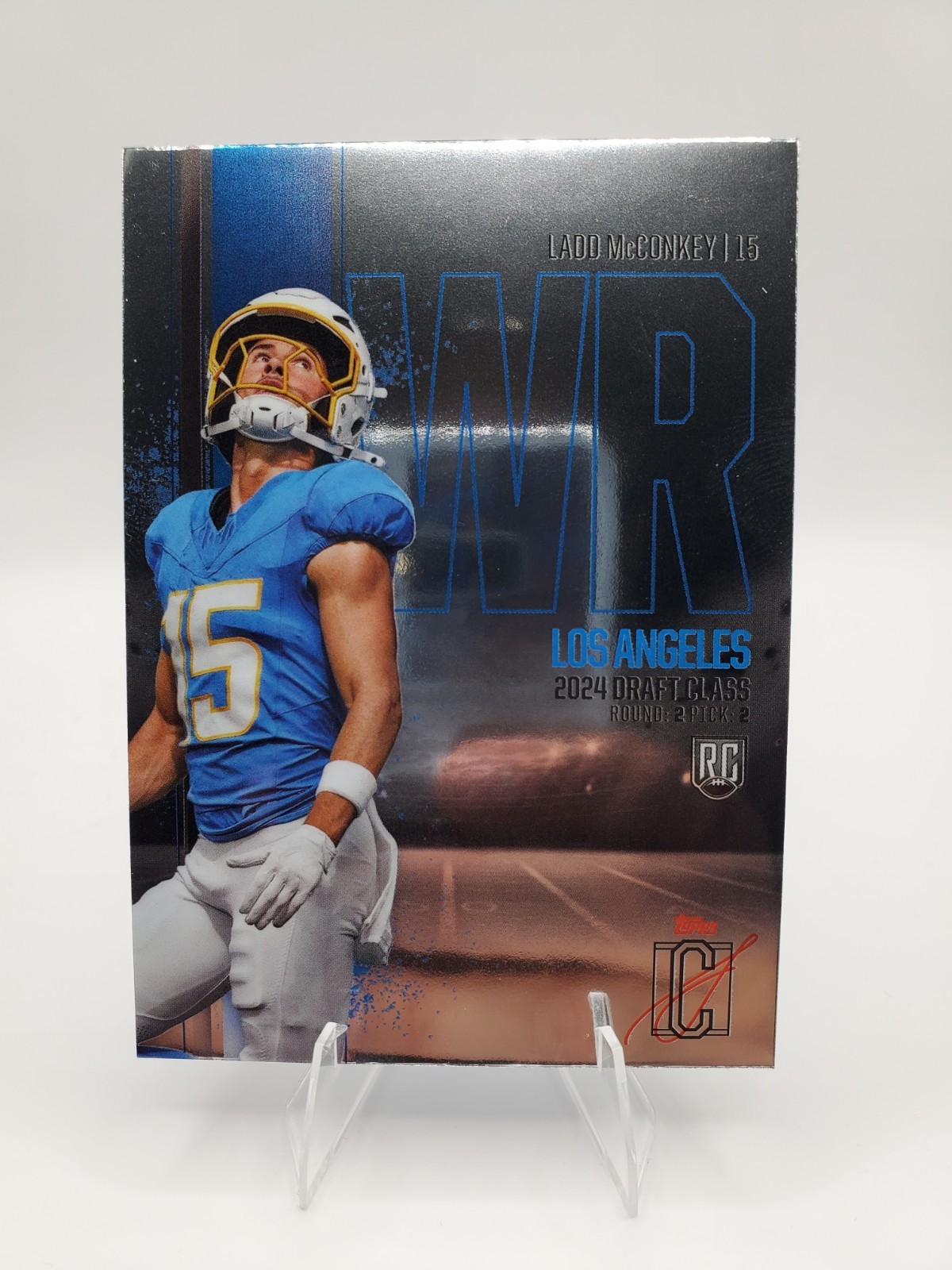 2024 Topps Signature Class Rookies Chrome Variations Ladd McConkey #RCV-75 RC