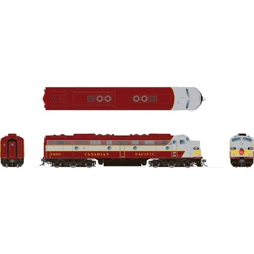 Rapido Trains 028513 HO CP Block EMD E8A Diesellok mit Sound #1801 | Zustand: New