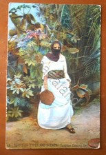 Egyptian types and scenes postcard - 1916 