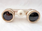 Antique Mother of Pearl Opera Glasses Binoculars 1920s with Case — photo 3