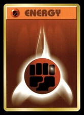 Fighting Energy Base Set Pokemon Japanese NM