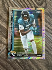 2025 Topps Chrome Dyami Brown Pulsar Refractor 136 Jacksonville Jaguars