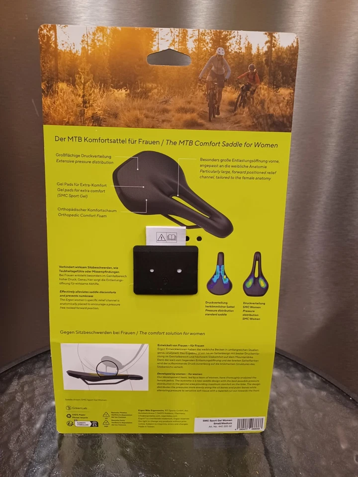 Sillín Ergon SMC para mujer talla pequeña/mediana, sigiloso, ¡¡NUEVO!! BLACK FRIDAY Foto 3 de 4