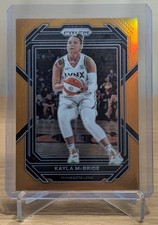 2023 Panini Prizm WNBA Kayla McBride No. 103 Orange Prizm #34/99 Minnesota Lynx