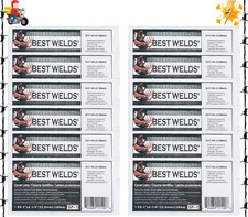 Best Welds Cover Lens for Welding Hoods   2" X 4 1/4" Premium Quality Clear Plas