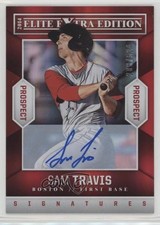 2014 Panini Elite Extra Edition Prospects Auto 208/524 Sam Travis #47 Auto 3wu