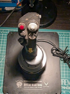 Thrustmaster  Hotas Warthog Flight Stick Joystick for PC - Black