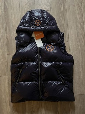 Arctic Army Hooded Gilet - Mens UK Large - Navy £500+ RRP 