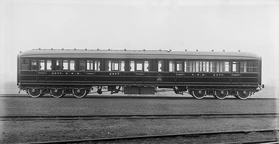 Old Train Photo Great Northern Railway Composite Corridor Coach 1907 1