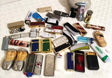 Lot de 40 briquets anciens vintage à gaz – non fonctionnels