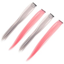 4 Pcs Seamless Women Hair Extension Clips Hair Pieces Hair Accessory