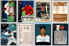 Ted Williams / Billy Martin / Randy Johnson / Terry Bradshaw 4 Card Lot