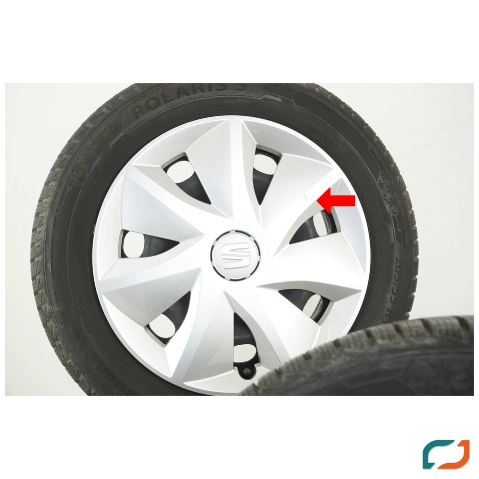 Original Seat Leon KL Winterräder Winterreifen 5Q0601027BD/BK 205/55 R16 91H - Bild 3 von 4