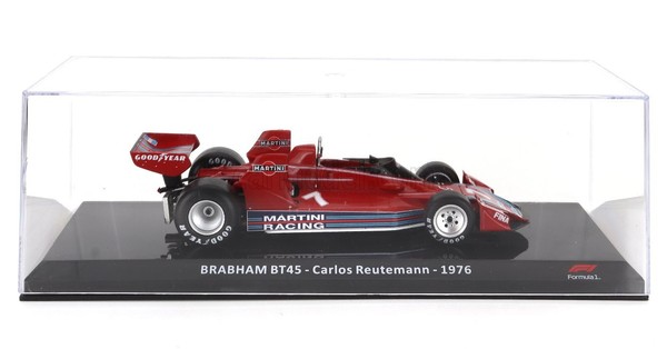 Modellauto Statisch Centauria Brabham F1 BT45B 1976 Reutemann Vitrine 1/24-image