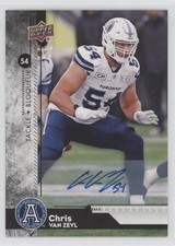 2018 Upper Deck CFL Autograph 190 Chris Van Zeyl Toronto Argonauts Auto