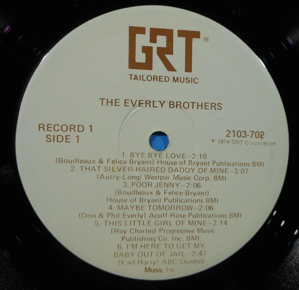 THE EVERLY BROTHERS SELF 2X LP 1974 ORIGINAL PRESS GREAT CONDITION! VG++/VG!! - Image 4 of 4
