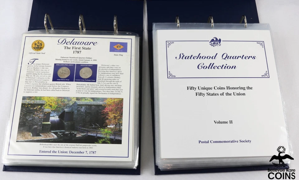 Lot of 2: Statehood Quarter Albums w/88 Coins 1999-2006 Philly & Denver Strikes - Image 2 of 4