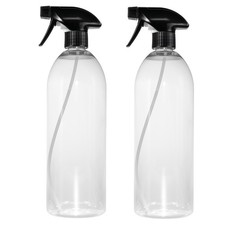 TEC Spray Bottle 1L Litre Pet Plastic UK Made 30% Recycled with Handy Label