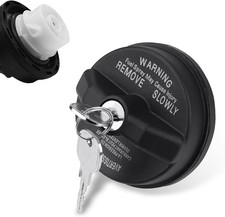 1 PC Car Locking Gas Cap, ABS Plastic Car Fuel Tank Cap Replacement, Lock Fuel C