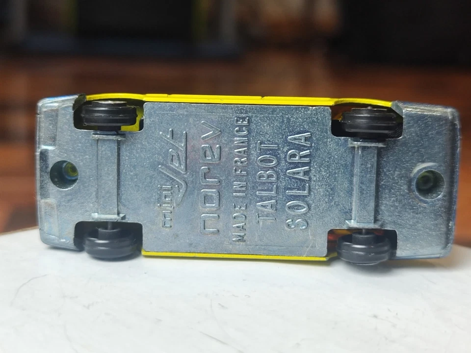 Vintage Retro Car Talbot Solara, Norev, France, Small Model Car - Image 4 of 4