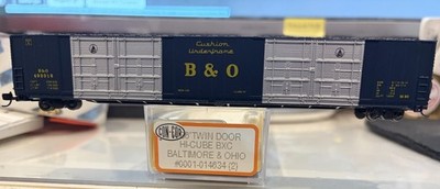Con-Cor Baltimore & Ohio Twin Door Hi-Cube Cushion Underframe N Gauge Box Car