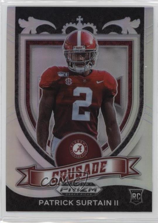 2021 Panini Prizm Draft Picks Crusade Silver Patrick Surtain II Rookie RC 0ny1