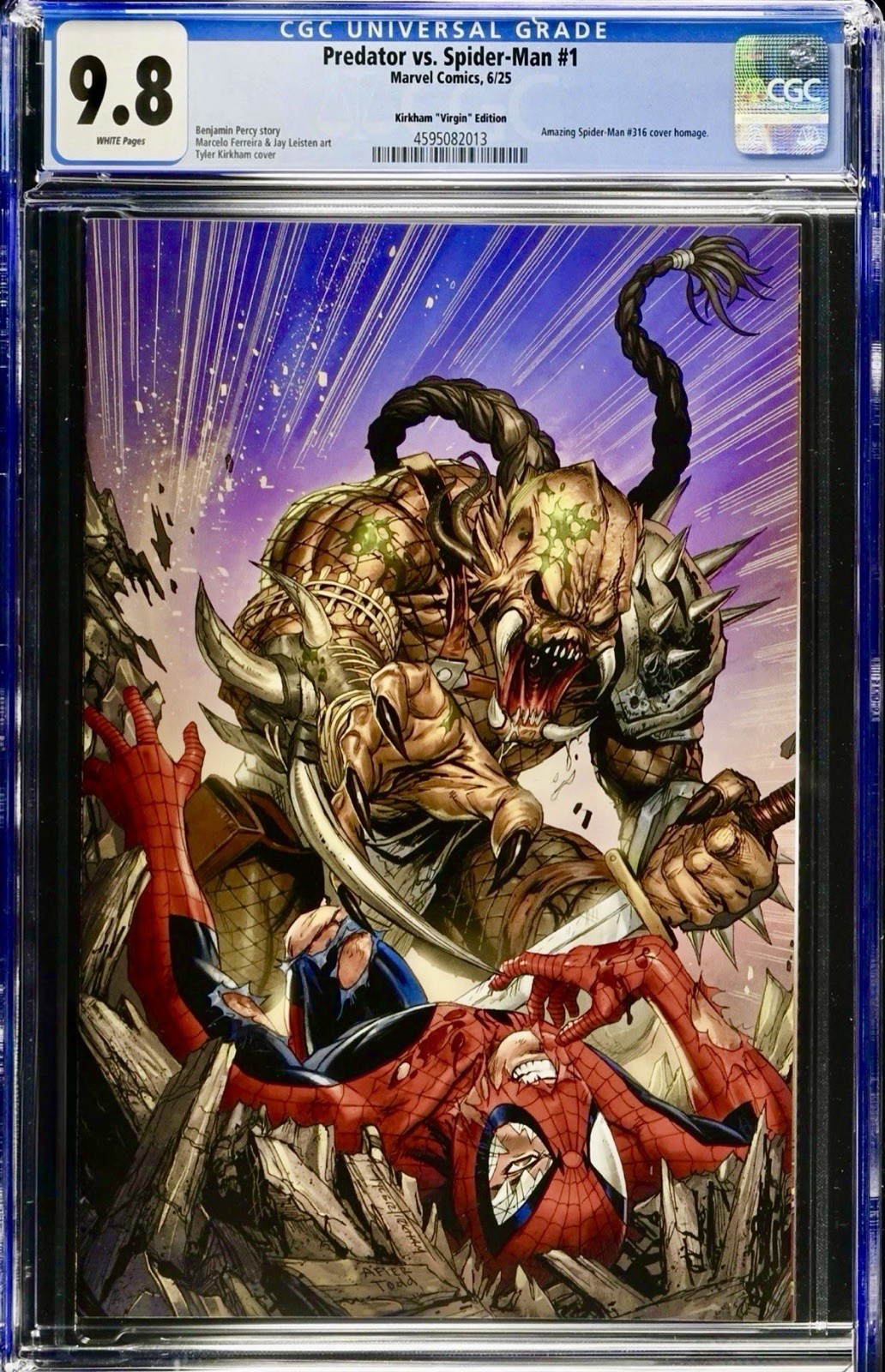 Predator Versus Spider-Man #1 (Virgin Edition) Value - GoCollect