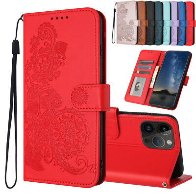 Flower Leather Wallet Phone Case For Infinix Hot 60 50 40 30 Note 30 40 Smart 10