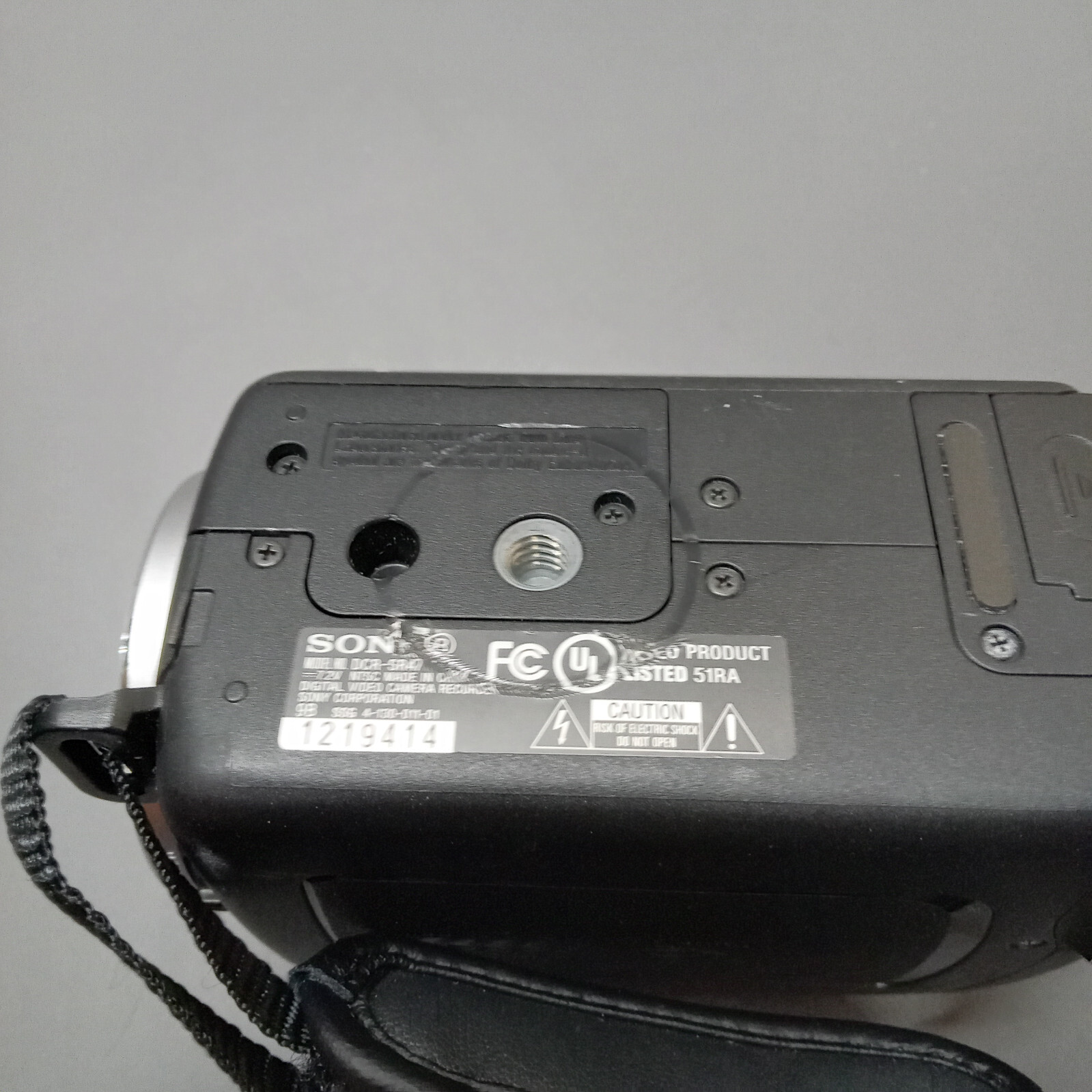 Sony DCRSR47 Handycam Digital Video Camera Camcorder *Tested* NO