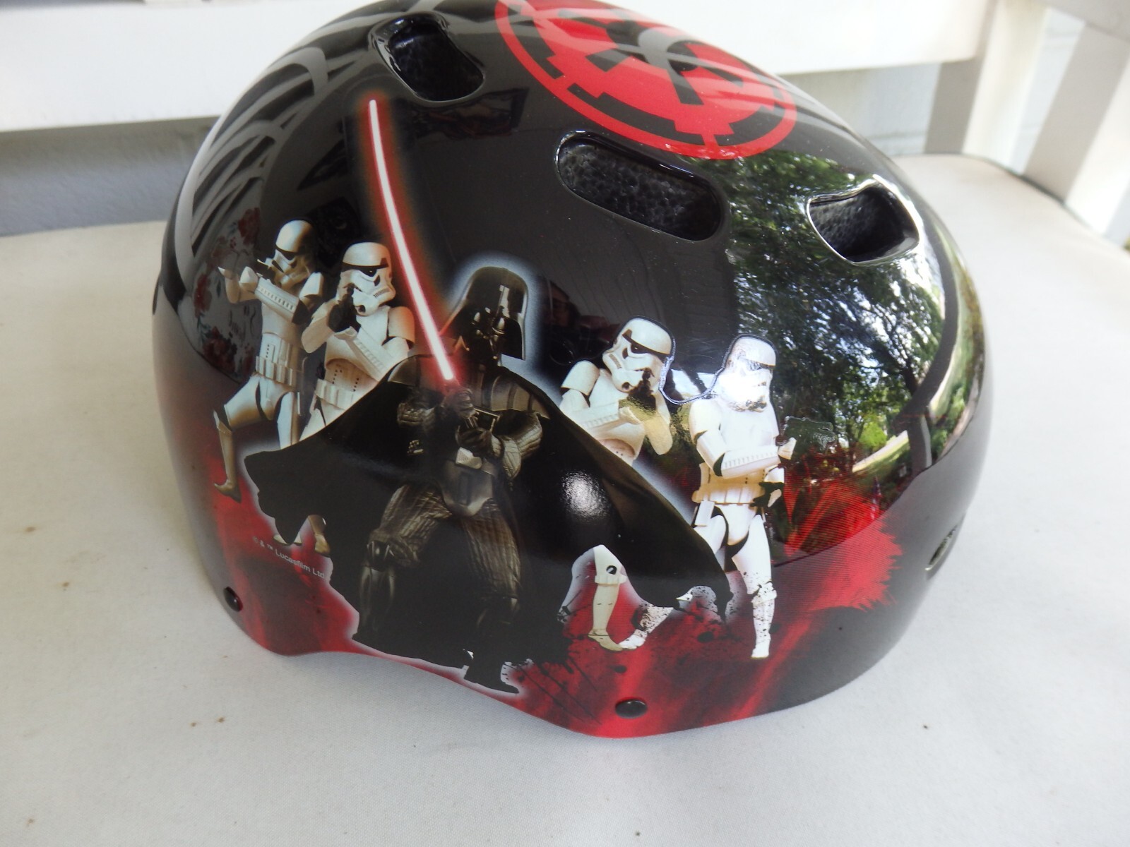 darth vader helmet bike